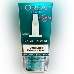 L'Oreal Paris Bright reveal Dark spot Exfoliant peel! Dark spots, acne marks New